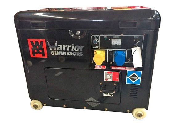 Gerador Warrior Diesel 6 KVA Insonorizado