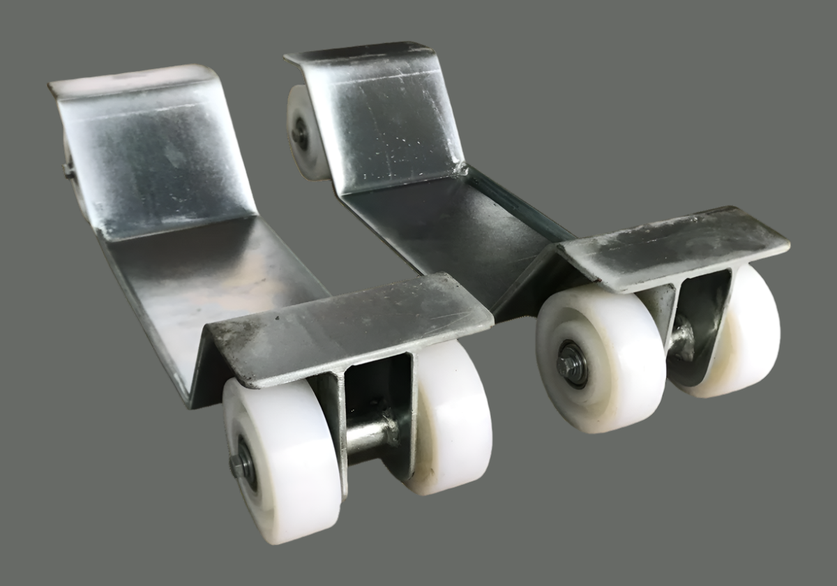 Carro Metálico Zincado com 4 rodas ( 1 unidade )