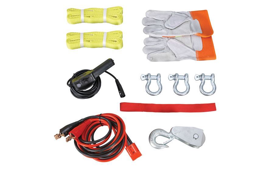 Guincho portátil Trojan 4000 lbs (1814 kgs) 12V Cabo de Aço