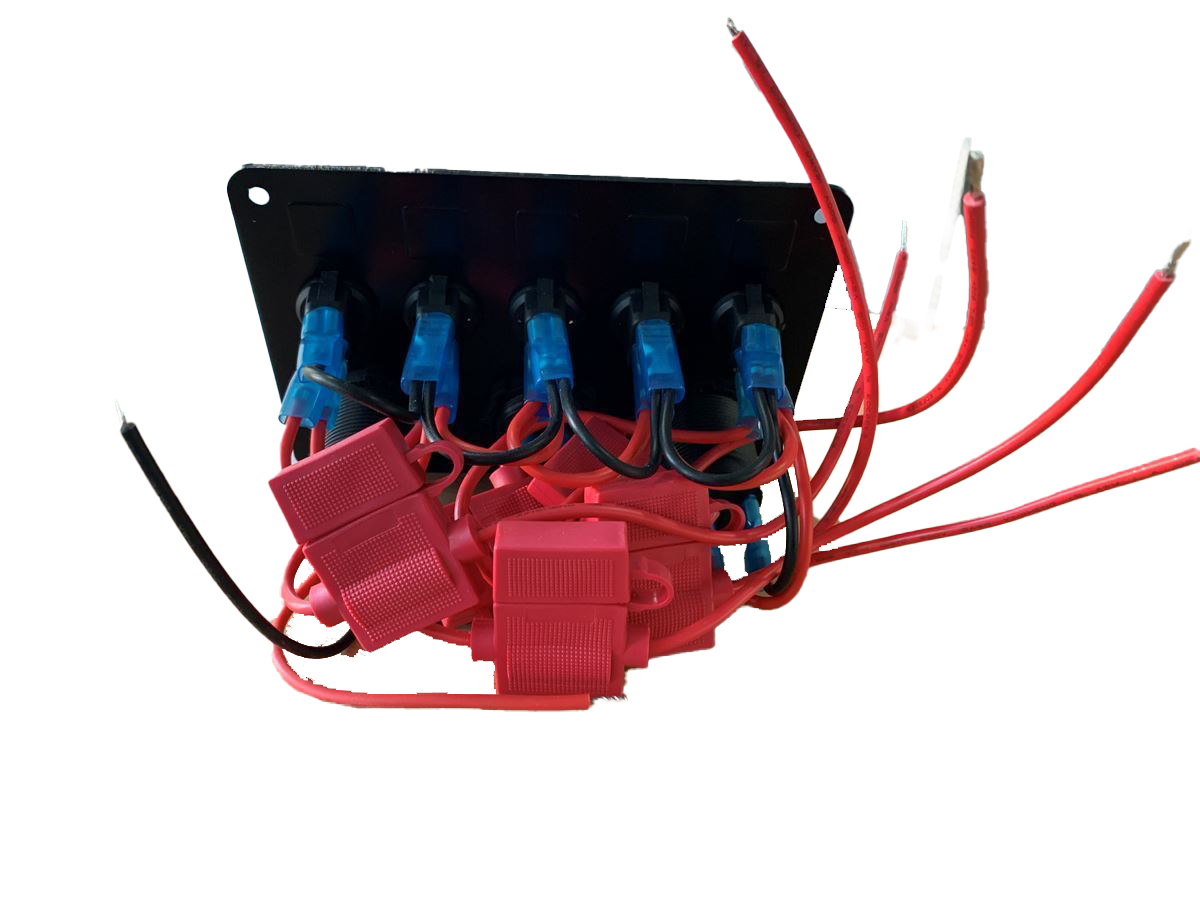 Adaptador USB + Voltímetro para Painel