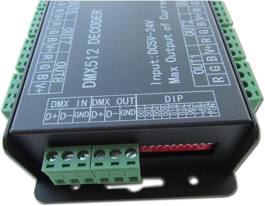Controlador de dispositivos DMX 24 canais