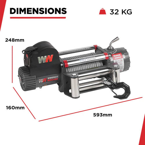 Guincho 4x4 Elétrico Samurai HS 9500Lbs (4318 Kg) 12V