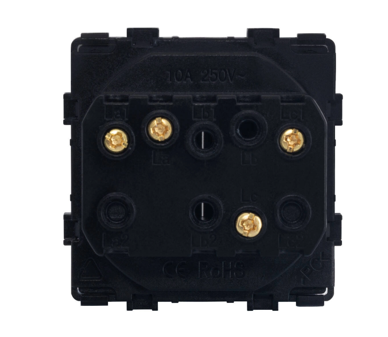 Interruptor Pulsador para Persianas Automáticas com Setas s/ moldura