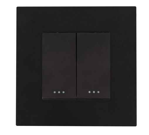 Interruptor Pulsador Duplo c/ moldura