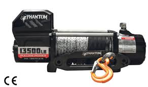 Guincho Elétrico Phantom 13500LBS (6123 kgs) 12V - Cabo sintetico