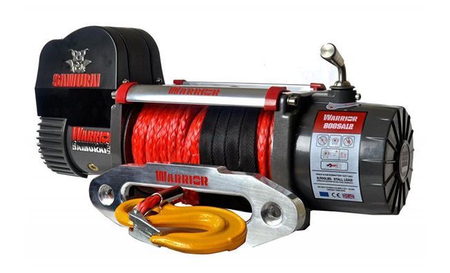 Samurai 8000Lbs (3636 Kg) 12V Electric 4x4 Winch C. Synthetic