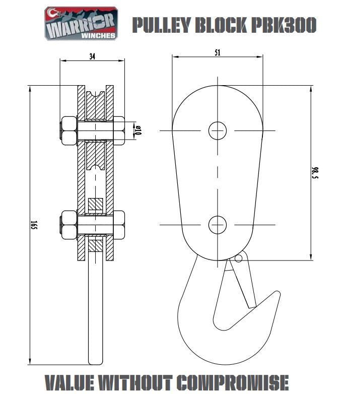 PBK 3000 PULLEY 