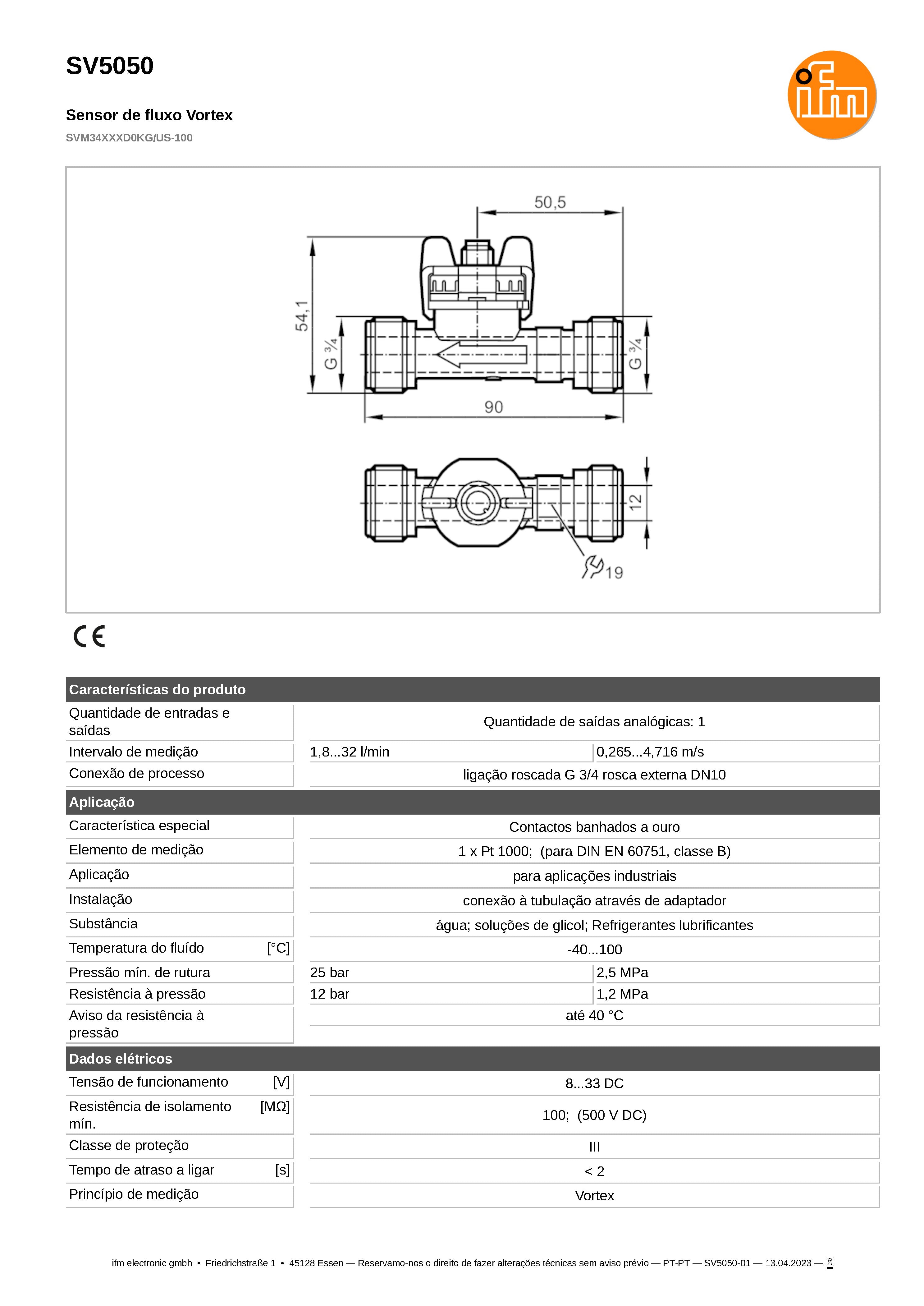 Sensor de consumo de água inteligente